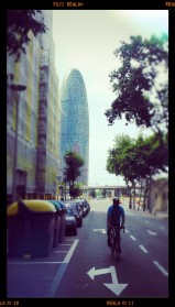 Torre + ciclista